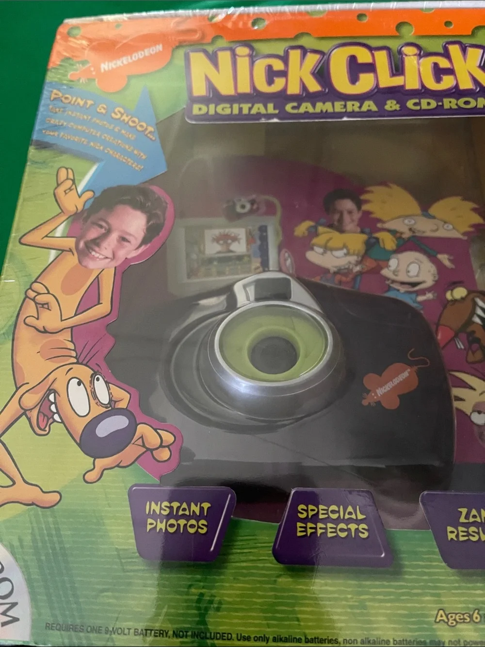 Nickelodeon Nick Click Kids Digital Camera - Green & Black